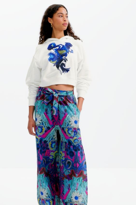 Desigual moterys m. christian Lacroix palazzo kelnės apranga S606BV450