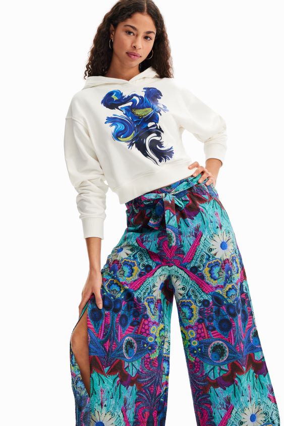 Desigual moterys m. christian Lacroix palazzo kelnės apranga S606BV450