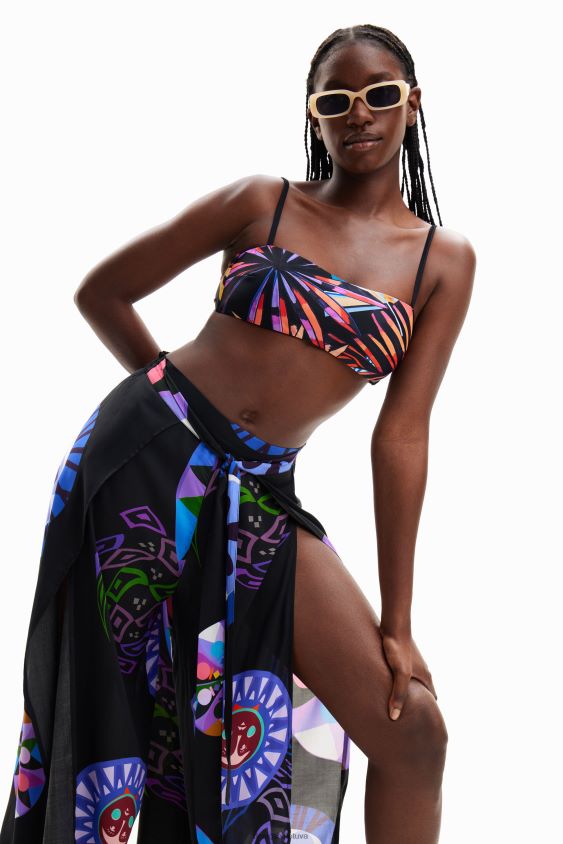 Desigual moterys m. christian Lacroix skeltos kelnės apranga S606BV983