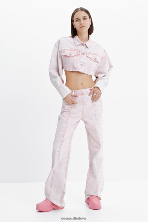 Desigual moterys maitrepierre plataus kojų tiesūs džinsai apranga S606BV924