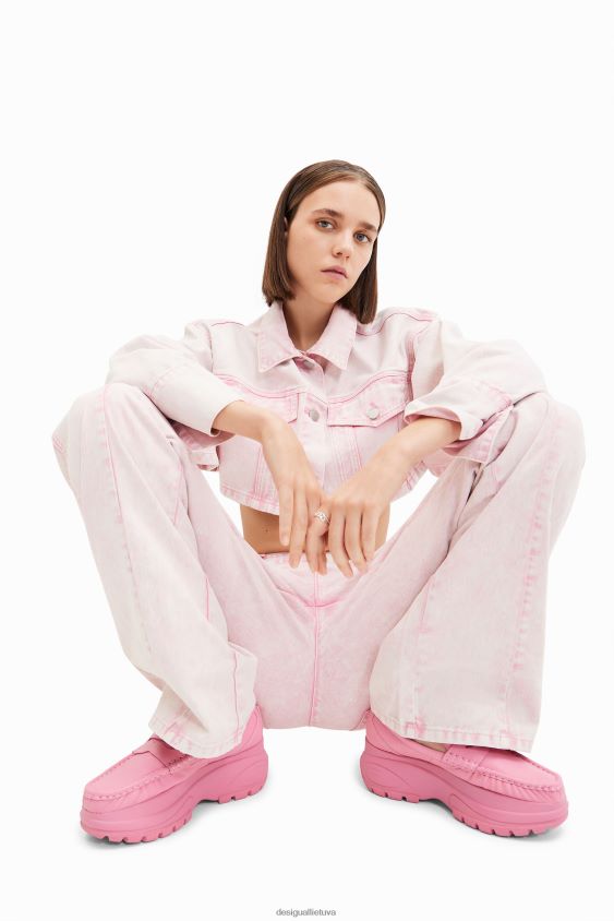 Desigual moterys maitrepierre plataus kojų tiesūs džinsai apranga S606BV924