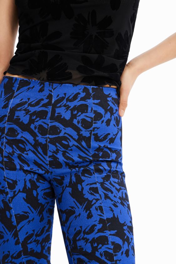 Desigual moterys meniškos kelnės su skeltuku apranga S606BV610