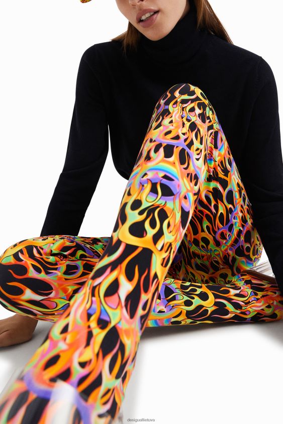 Desigual moterys ploni antblauzdžiai su gyvūnų raštu apranga S606BV1048