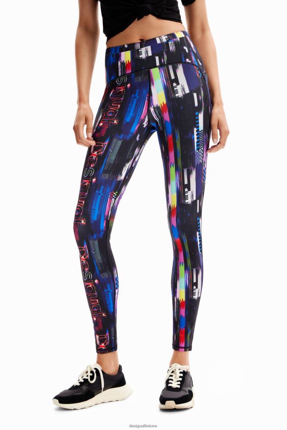 Desigual moterys skaitmeninės sportinės antblauzdos apranga S606BV170