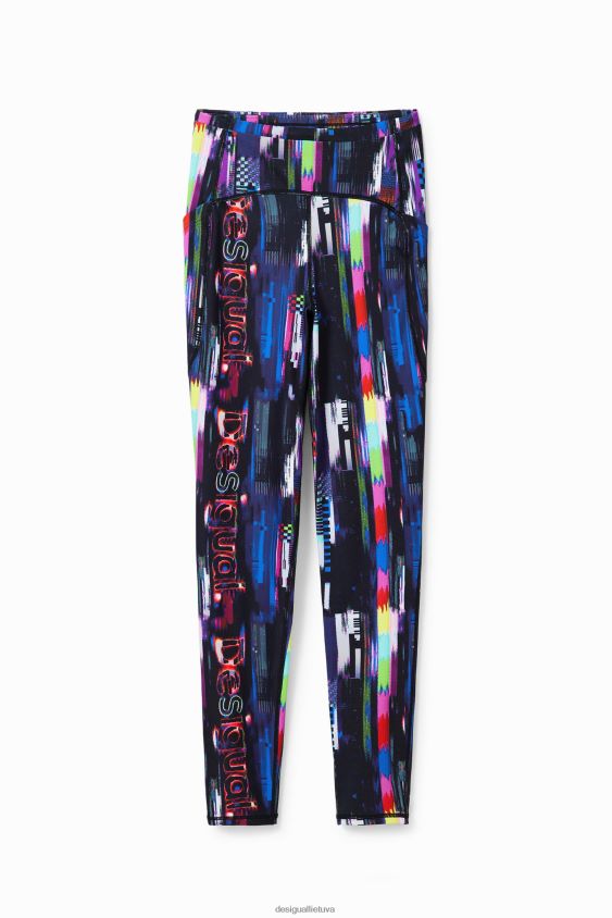 Desigual moterys skaitmeninės sportinės antblauzdos apranga S606BV170