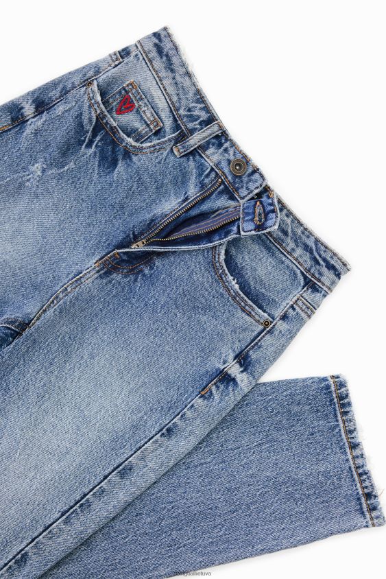 Desigual moterys tiesios kulkšnies grazer džinsai apranga S606BV517