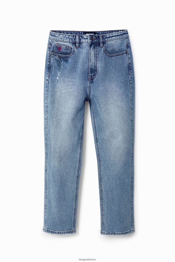 Desigual moterys tiesios kulkšnies grazer džinsai apranga S606BV517