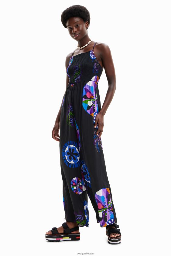Desigual moterys m. christian Lacroix ilgas juosteles kombinezonas apranga S606BV846