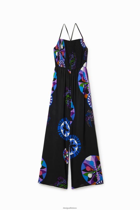 Desigual moterys m. christian Lacroix ilgas juosteles kombinezonas apranga S606BV846