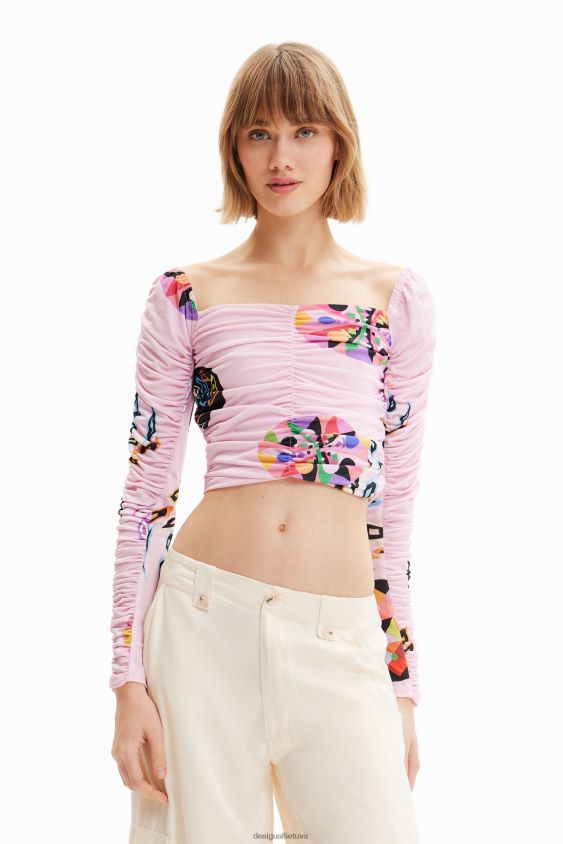 Desigual moterys m. christian Lacroix raukšlėta palaidinė apranga S606BV749