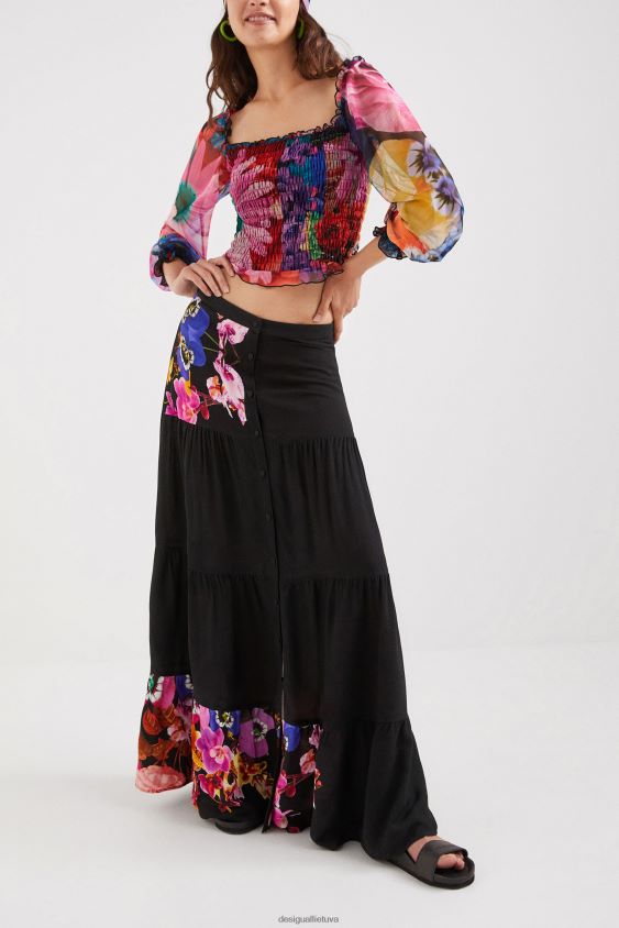 Desigual moterys m. christian Lacroix tiulio marškinėliai apranga S606BV1104