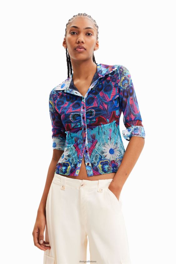 Desigual moterys m. christian Lacroix trumpi ploni marškinėliai apranga S606BV376