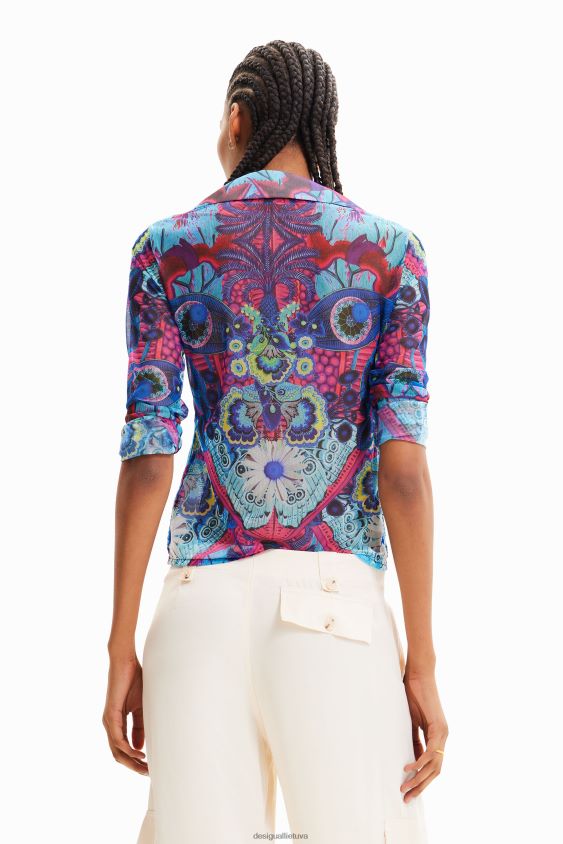 Desigual moterys m. christian Lacroix trumpi ploni marškinėliai apranga S606BV376