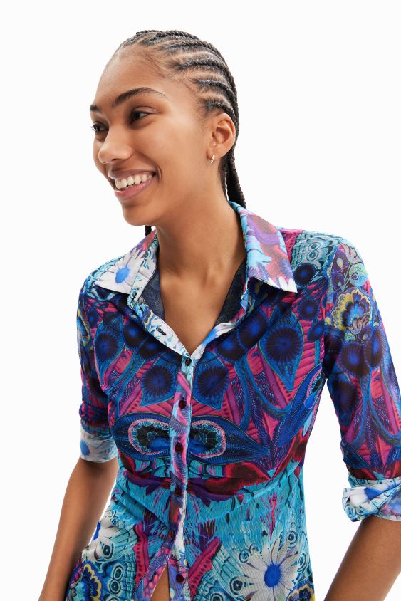 Desigual moterys m. christian Lacroix trumpi ploni marškinėliai apranga S606BV376