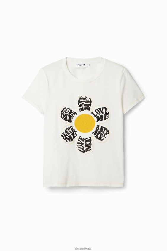 Desigual moterys marškinėliai su marškinėliais apranga S606BV493