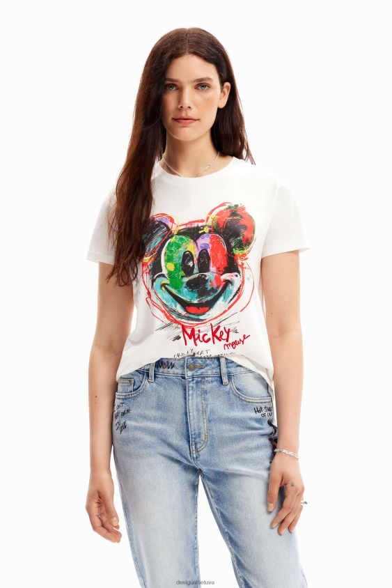 Desigual moterys meniški peliuko Mikio marškinėliai apranga S606BV124