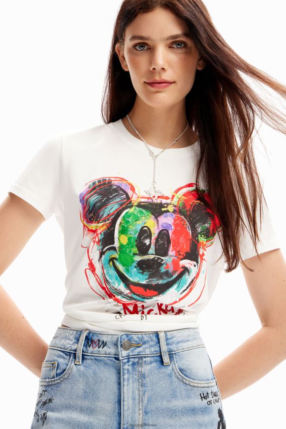 Desigual moterys meniški peliuko Mikio marškinėliai apranga S606BV124