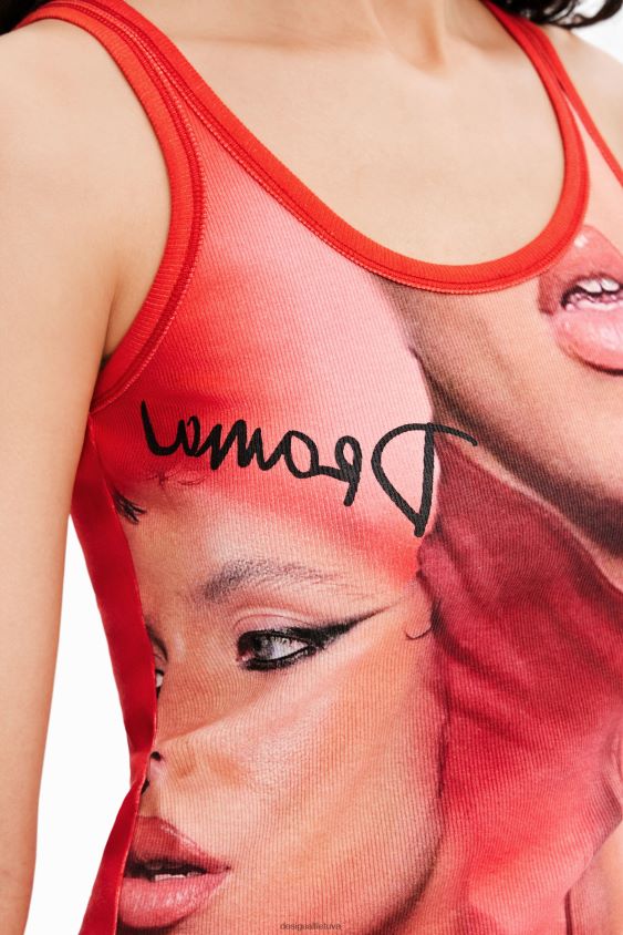 Desigual moterys nathy peluso veido liemenės viršus apranga S606BV948