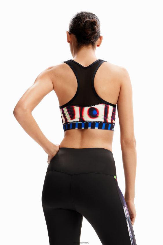 Desigual moterys sportinis viršus su logotipu apranga S606BV207