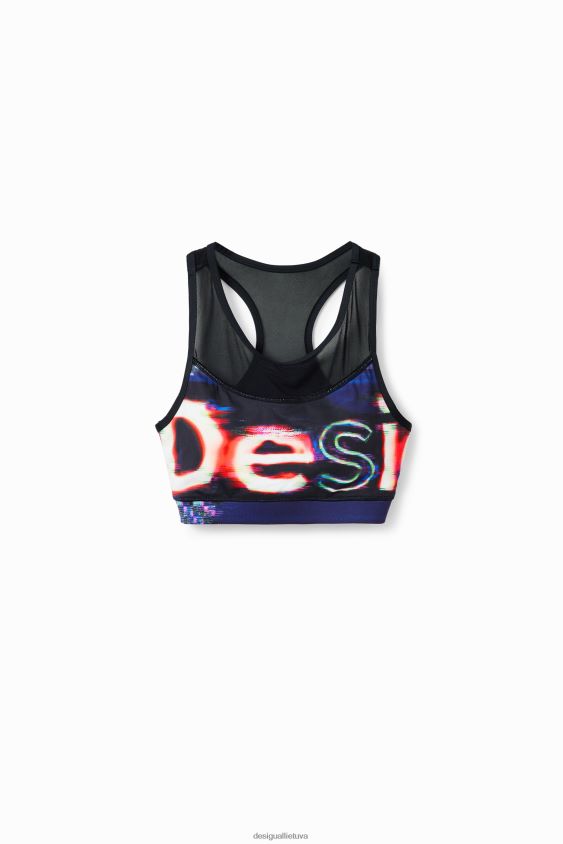 Desigual moterys sportinis viršus su logotipu apranga S606BV207