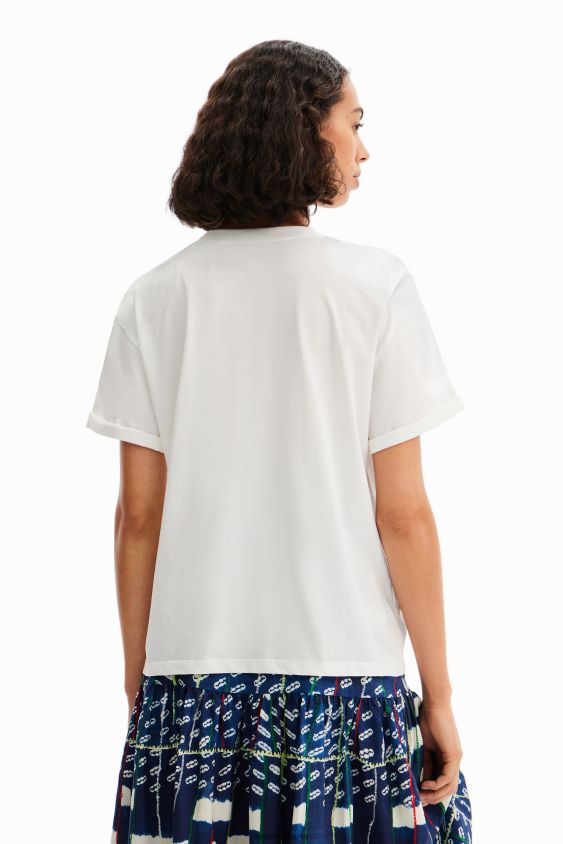 Desigual moterys stella jean brutal marškinėliai apranga S606BV867