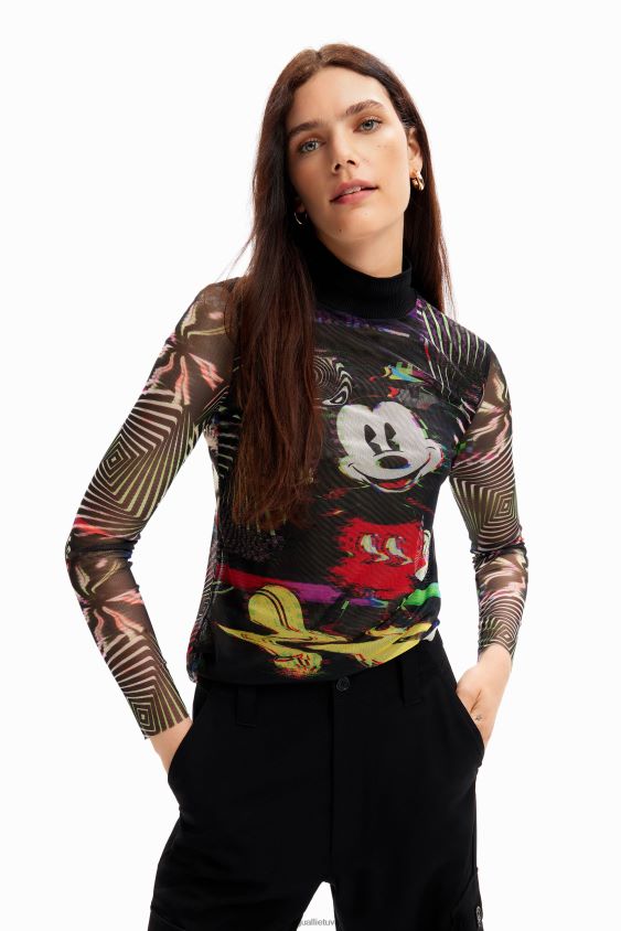 Desigual moterys tiulio peliuko Mikio marškinėliai apranga S606BV72