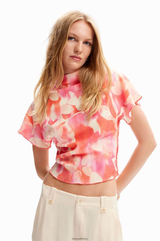 Desigual moterys gėlėtos tekstūros palaidinė apranga S606BV360