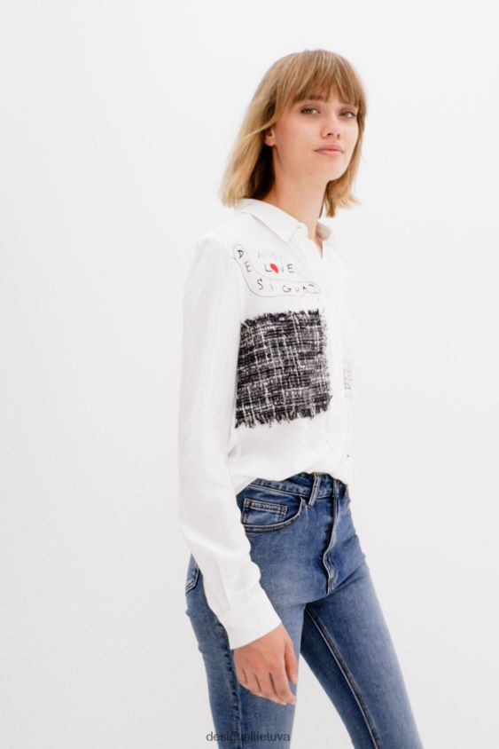Desigual moterys kratinys ir gėlių marškiniai apranga S606BV1022