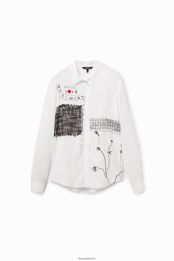 Desigual moterys kratinys ir gėlių marškiniai apranga S606BV1022