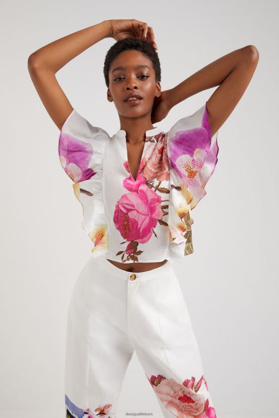 Desigual moterys m. christian Lacroix gėlėta palaidinė apranga S606BV1103