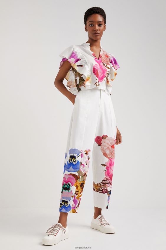 Desigual moterys m. christian Lacroix gėlėta palaidinė apranga S606BV1103