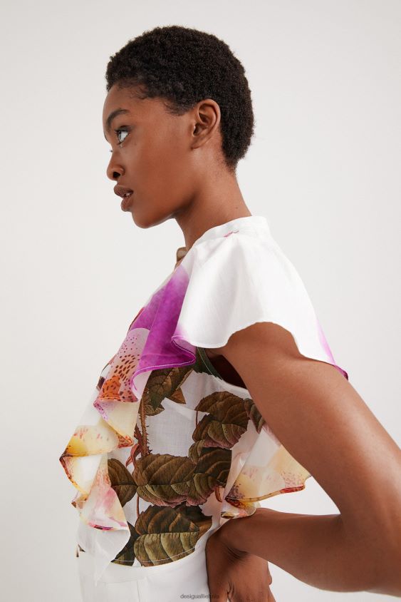 Desigual moterys m. christian Lacroix gėlėta palaidinė apranga S606BV1103