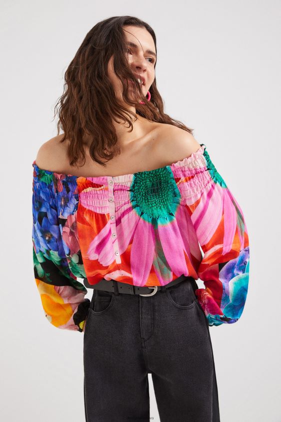 Desigual moterys m. christian Lacroix gėlėta palaidinė apranga S606BV810