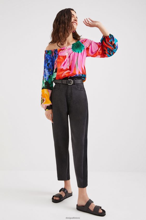 Desigual moterys m. christian Lacroix gėlėta palaidinė apranga S606BV810
