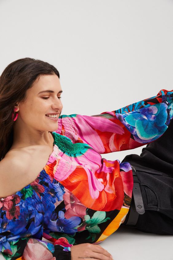 Desigual moterys m. christian Lacroix gėlėta palaidinė apranga S606BV810