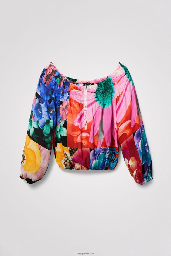 Desigual moterys m. christian Lacroix gėlėta palaidinė apranga S606BV810