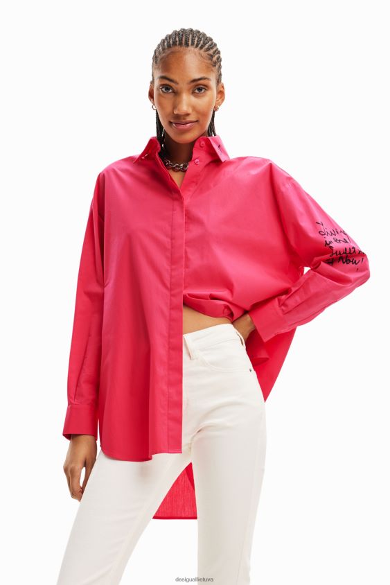 Desigual moterys oversize faces marškinėliai apranga S606BV104