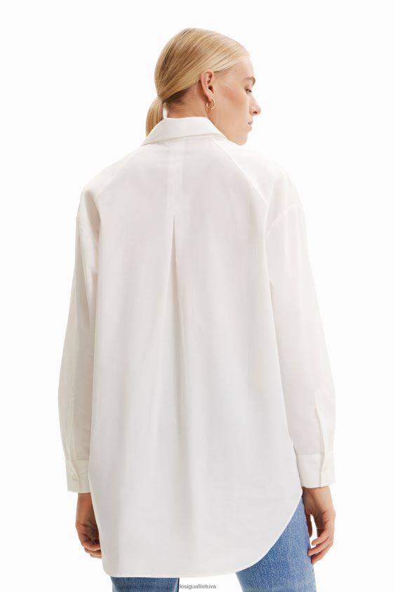 Desigual moterys oversize marškinėliai su krūtine apranga S606BV953