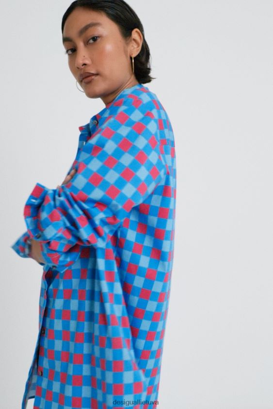 Desigual moterys stella jean oversize marškinėliai apranga S606BV431