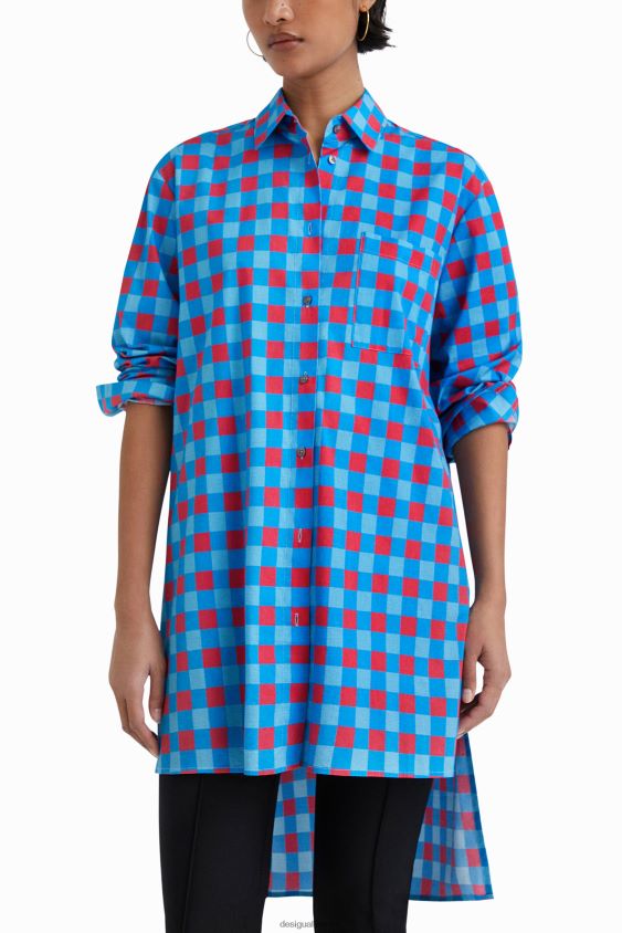 Desigual moterys stella jean oversize marškinėliai apranga S606BV431