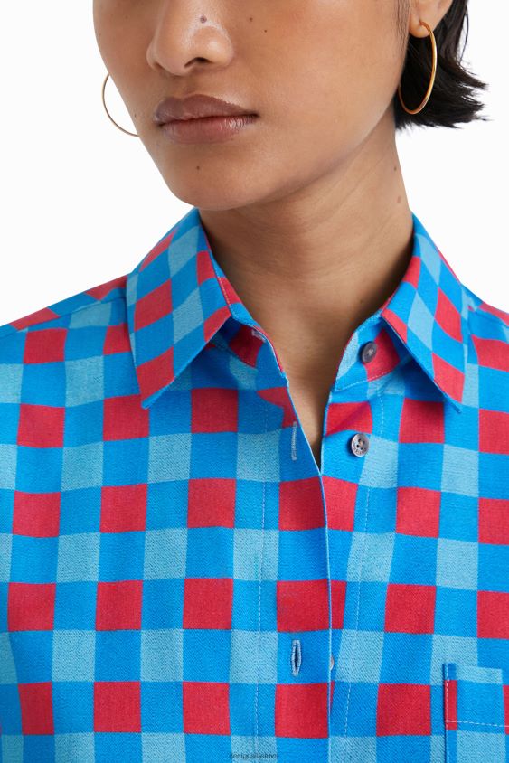 Desigual moterys stella jean oversize marškinėliai apranga S606BV431