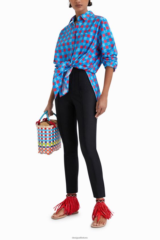 Desigual moterys stella jean oversize marškinėliai apranga S606BV431