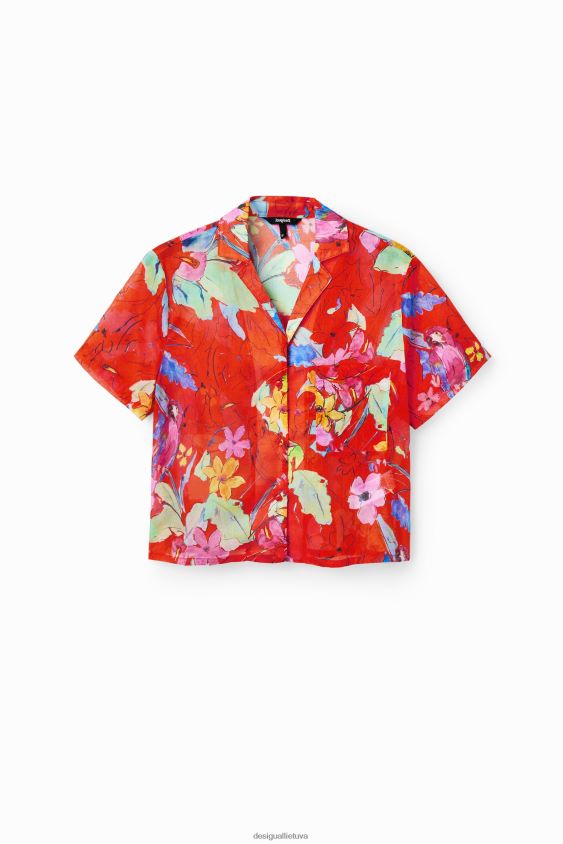 Desigual moterys trumpi kurorto marškinėliai apranga S606BV433