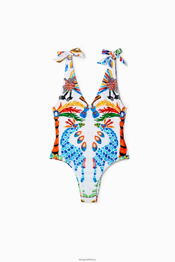 Desigual moterys stella jean tie maudymosi kostiumėlis apranga S606BV319