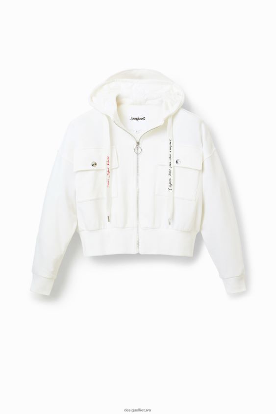 Desigual moterys oversize kišeninis megztinis apranga S606BV337