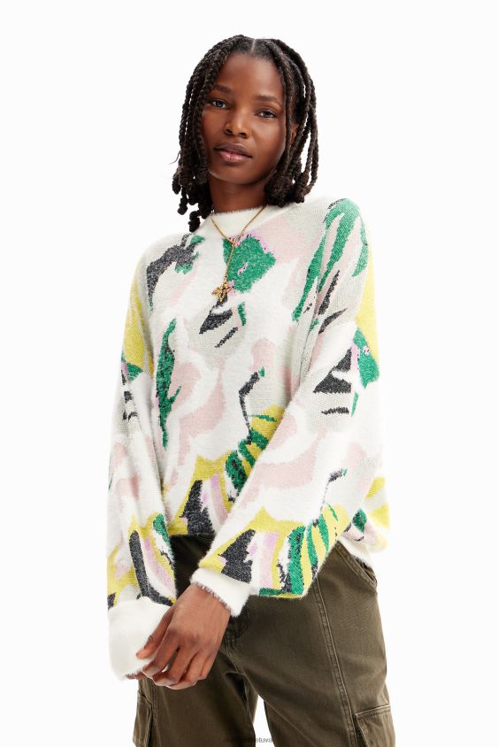 Desigual moterys oversize meniškas megztinis apranga S606BV210