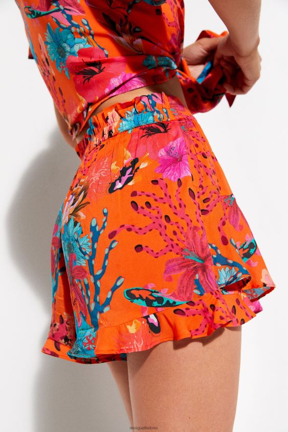 Desigual moterys koralų skraistės apranga S606BV1059