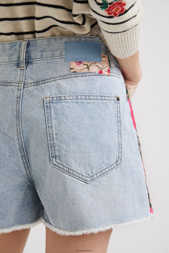 Desigual moterys kratiniai džinsiniai šortai apranga S606BV1122