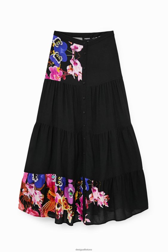 Desigual moterys m. christian Lacroix ilgas sijonas apranga S606BV1111