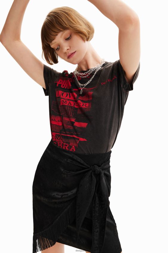 Desigual moterys mini sijonas su kutais apranga S606BV545